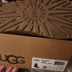 UGG classic Cardy Red boots